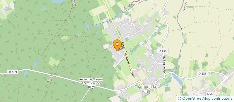 localisation de l'entreprise SCI SAGAUX à CHAMBON-LA-FORET