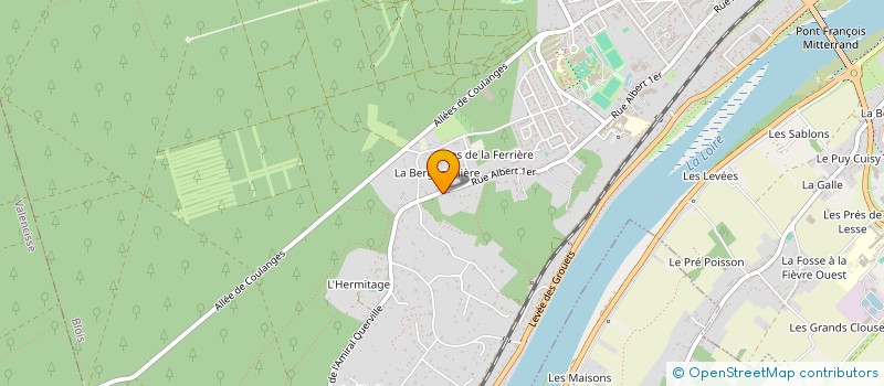 localisation de l'entreprise SCI SAGAZAN ET DUPONT  BLOIS