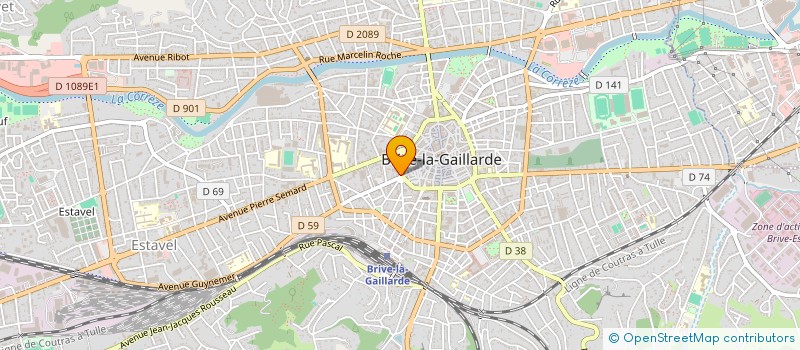 localisation de l'entreprise SCI SAGE  BRIVE-LA-GAILLARDE