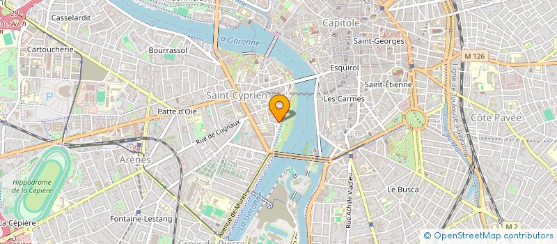 localisation de l'entreprise SCI SAGE  TOULOUSE