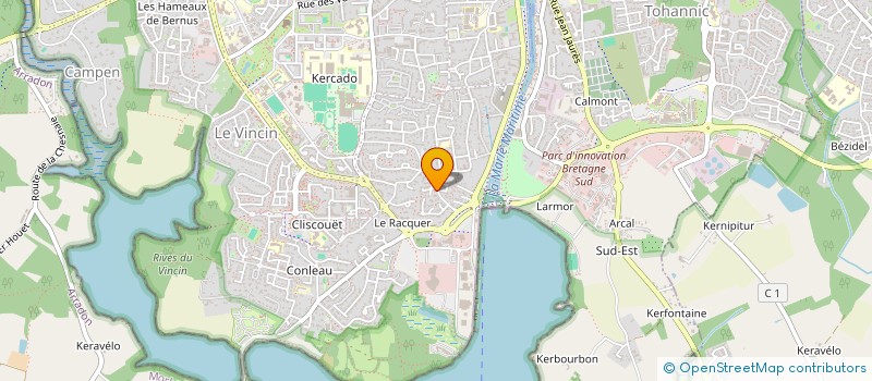 localisation de l'entreprise SCI SAGE à VANNES