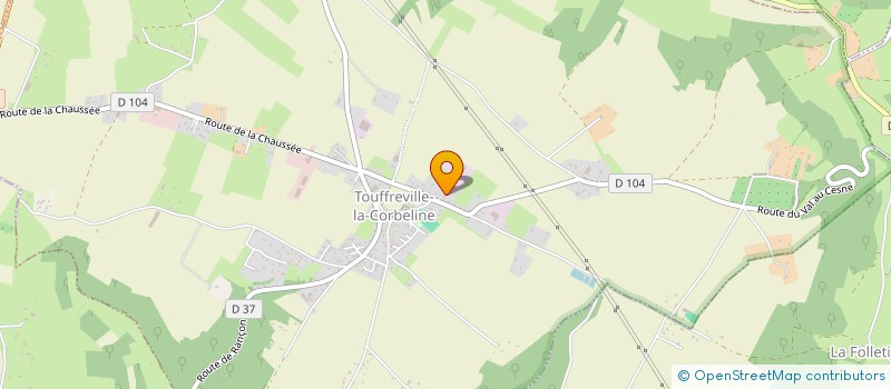 localisation de l'entreprise SCI SAGE  TOUFFREVILLE-LA-CORBELINE