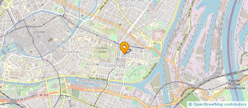 localisation de l'entreprise SCI SAGEO à STRASBOURG