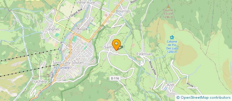 localisation de l'entreprise SCI SAGEOR  SAINT-LARY-SOULAN