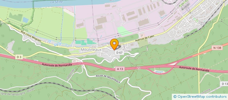 localisation de l'entreprise SCI SAGEPAT  MOULINEAUX