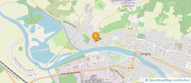 localisation de l'entreprise SCI SAGES à JOIGNY