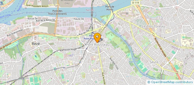 localisation de l'entreprise SCI SAGES FEMMES REZE  REZE