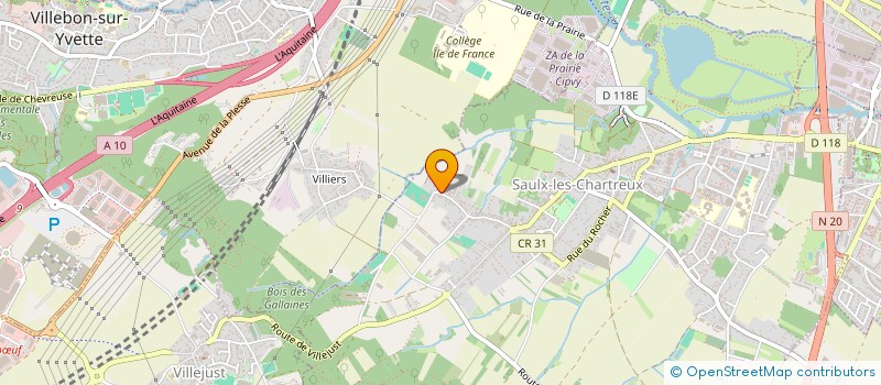localisation de l'entreprise SCI SAGESSE à VILLEMOISSON-SUR-ORGE