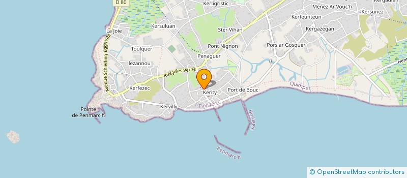 localisation de l'entreprise SCI SAGESSE ET LIBERTE  PENMARCH