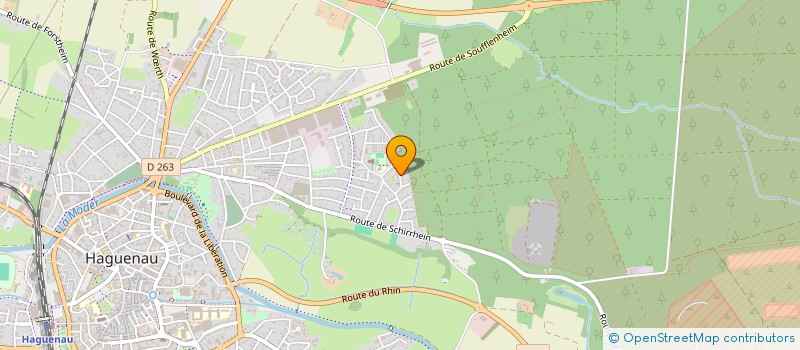 localisation de l'entreprise SCI SAGETHO  HAGUENAU