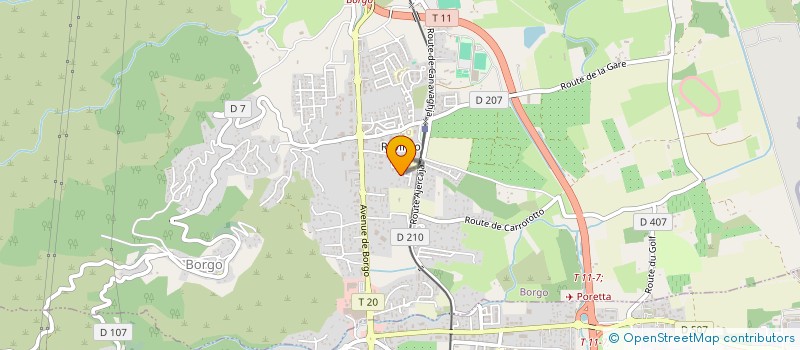 localisation de l'entreprise SCI SAGGAS à BORGO