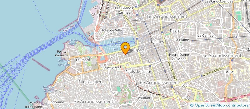 localisation de l'entreprise SCI SAGH à MARSEILLE