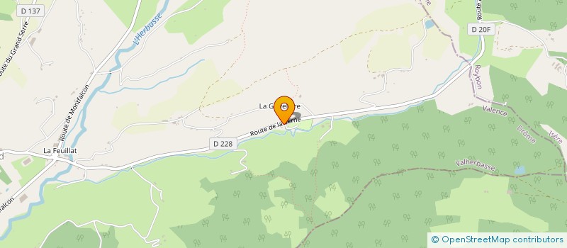 localisation de l'entreprise SCI SAGH  VALHERBASSE