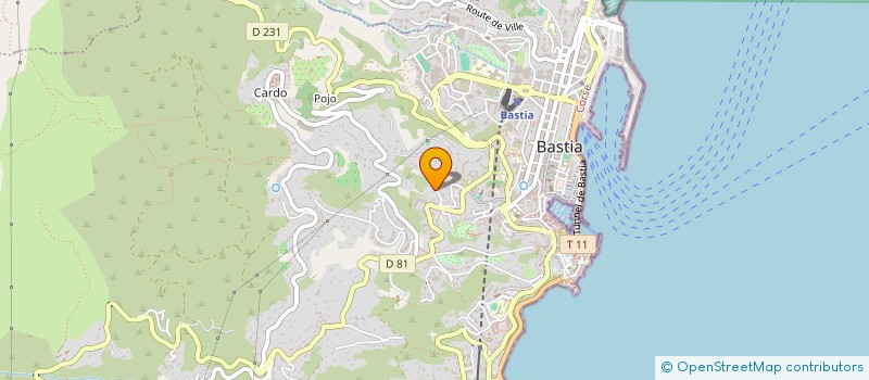 localisation de l'entreprise SCI SAGI à BASTIA