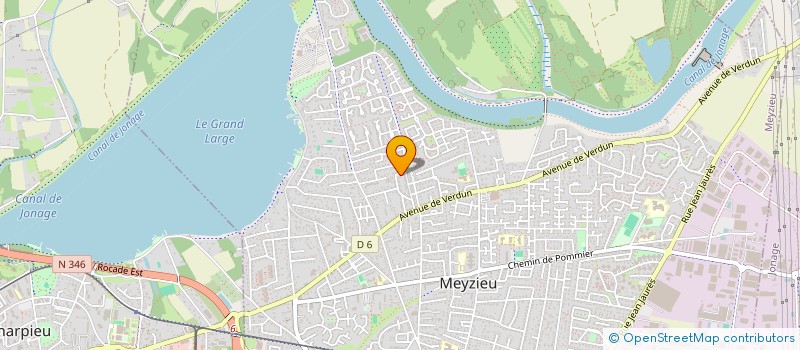 localisation de l'entreprise SCI SAGIER  MEYZIEU