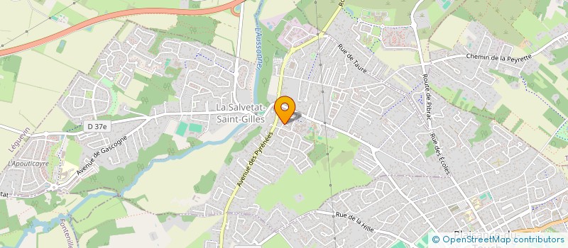 localisation de l'entreprise SCI SAGIL  LA SALVETAT-SAINT-GILLES