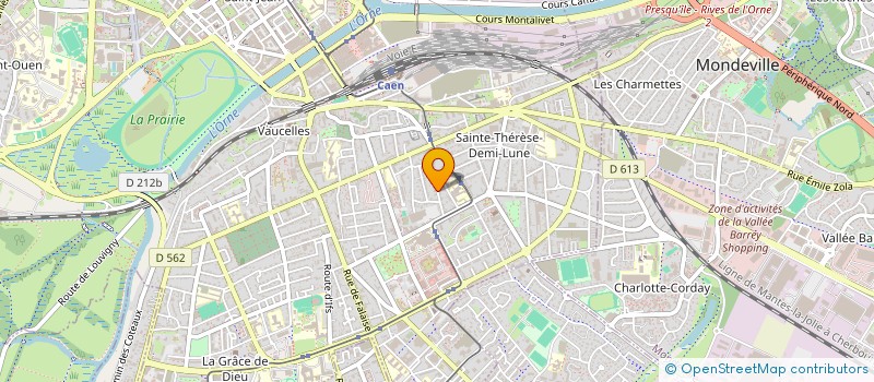 localisation de l'entreprise SCI SAGIL à CAEN