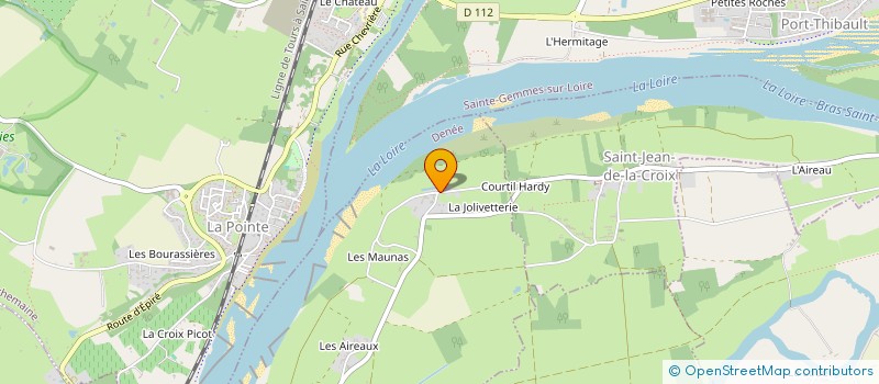 localisation de l'entreprise SCI SAGIM  DENEE