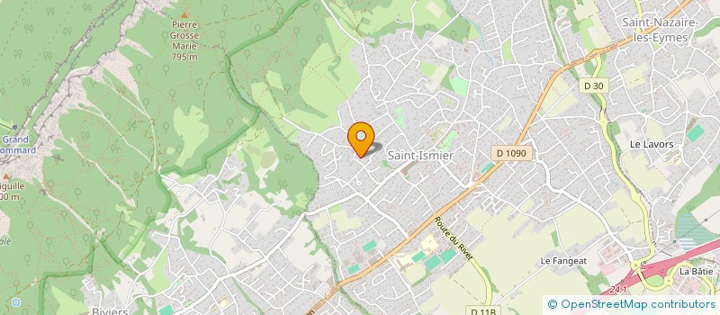 localisation de l'entreprise SCI SAGIP à SAINT-ISMIER