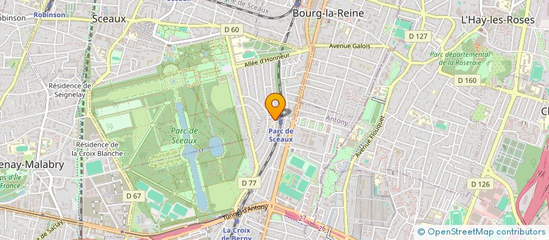 localisation de l'entreprise SCI SAGIR à ANTONY