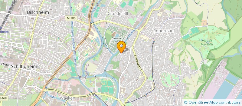 localisation de l'entreprise SCI SAGLIO 15  STRASBOURG