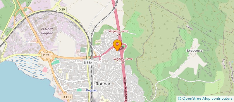 localisation de l'entreprise SCI SAGONAISE  ROGNAC