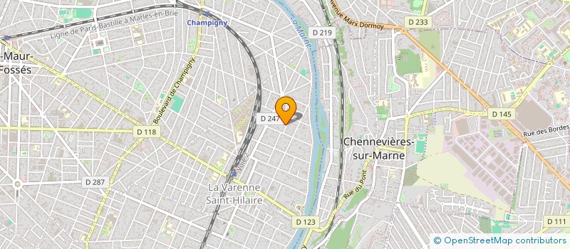 localisation de l'entreprise SCI SAGORINE à SAINT-MAUR-DES-FOSSES