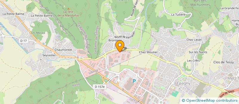 localisation de l'entreprise SCI SAGRADA  SILLINGY