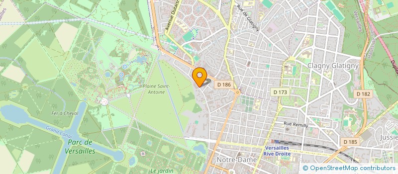 localisation de l'entreprise SCI SAGRADA FAMILIA à VERSAILLES