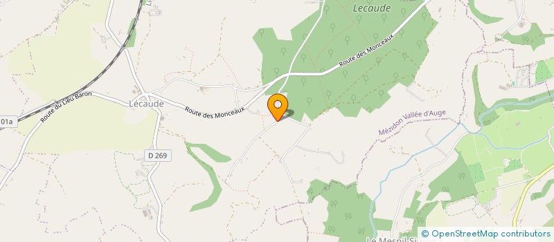 localisation de l'entreprise SCI SAGREG  SAINT-PIERRE-EN-AUGE