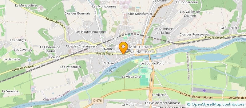 localisation de l'entreprise SCI SAGRI à MONTRICHARD-VAL-DE-CHER