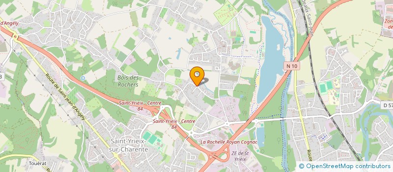 localisation de l'entreprise SCI SAGYS à SAINT-YRIEIX-SUR-CHARENTE