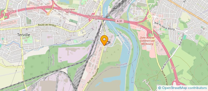 localisation de l'entreprise SCI SAHA à THIONVILLE