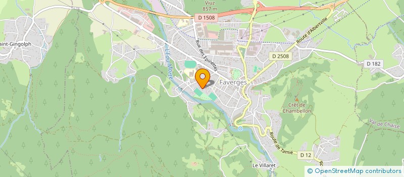 localisation de l'entreprise SCI SAHARA  FAVERGES-SEYTHENEX