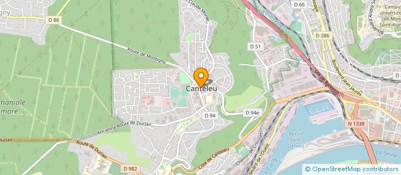 localisation de l'entreprise SCI SAHARA  CANTELEU