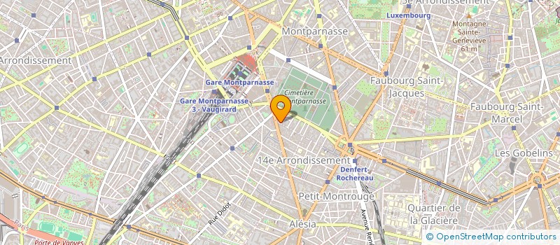 localisation de l'entreprise SCI SAHD  PARIS
