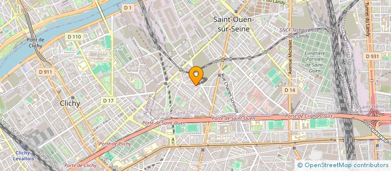 localisation de l'entreprise SCI SAHE à SAINT-OUEN-SUR-SEINE