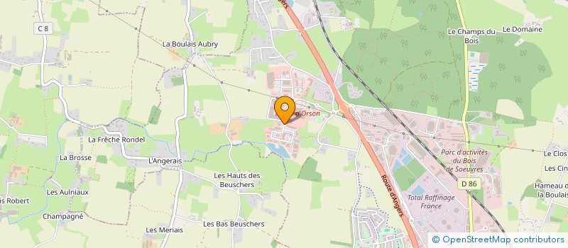 localisation de l'entreprise SCI SAHIN  VERN-SUR-SEICHE