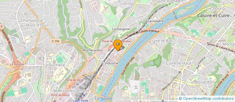 localisation de l'entreprise SCI SAHO  LYON