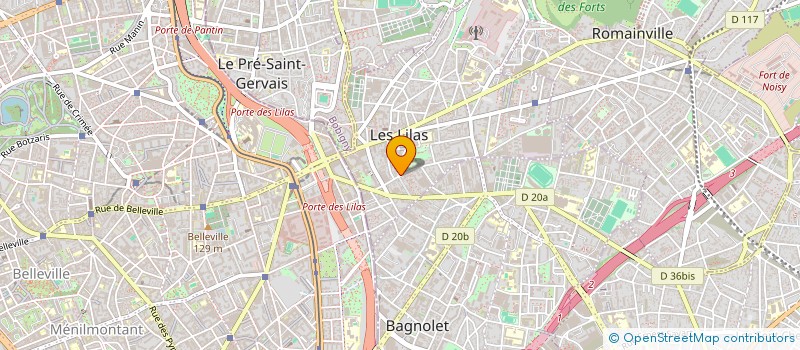 localisation de l'entreprise SCI SAID à LES LILAS