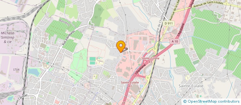 localisation de l'entreprise SCI SAIDA  CARBON-BLANC