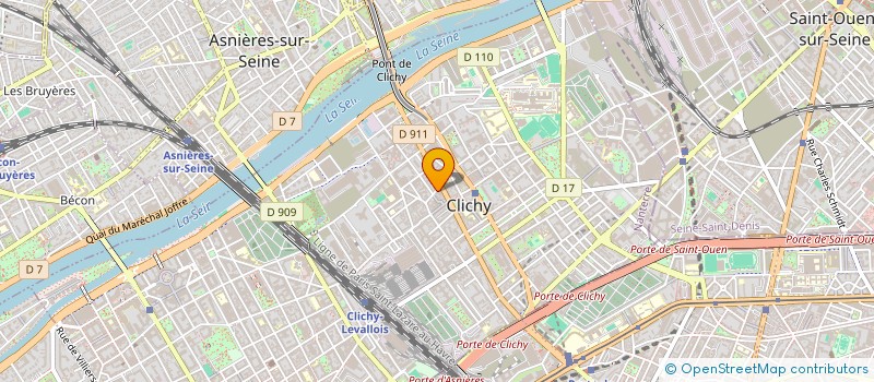 localisation de l'entreprise SCI SAIDI HAMEG à CLICHY