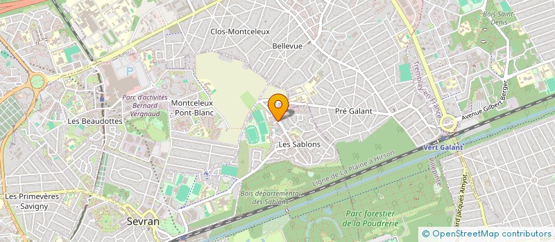localisation de l'entreprise SCI SAIF IMMOB à SEVRAN