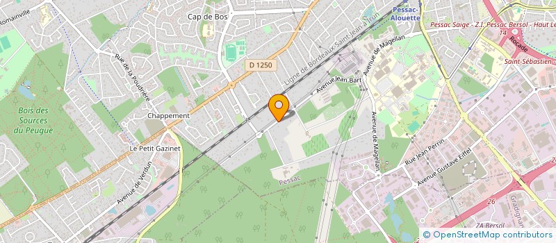 localisation de l'entreprise SCI SAIGE  PESSAC