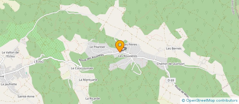 localisation de l'entreprise SCI SAIGO  SAINT-JULIEN