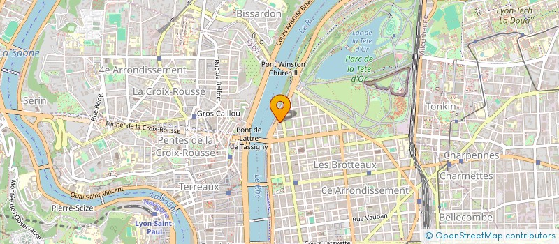 localisation de l'entreprise SCI SAIGON  LYON