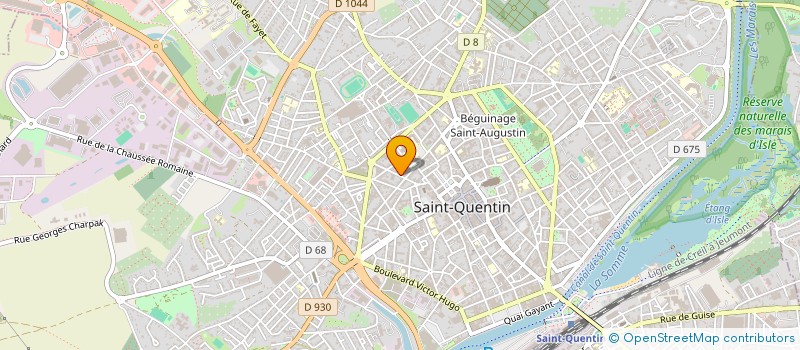 localisation de l'entreprise SCI SAILLARD MEUNIER à SAINT-QUENTIN