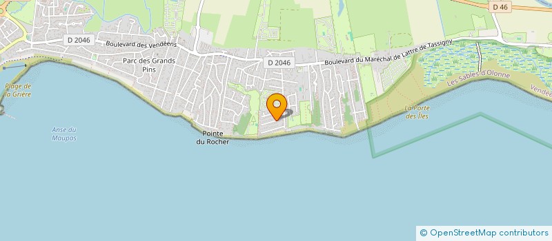 localisation de l'entreprise SCI SAILLARIMMO à LA TRANCHE-SUR-MER
