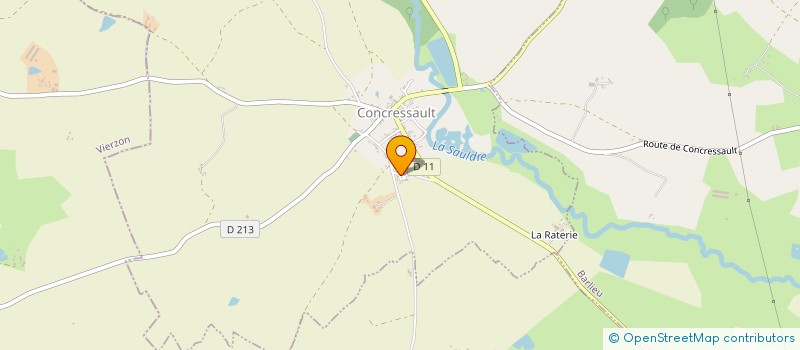 localisation de l'entreprise SCI SAILLAUT  CONCRESSAULT