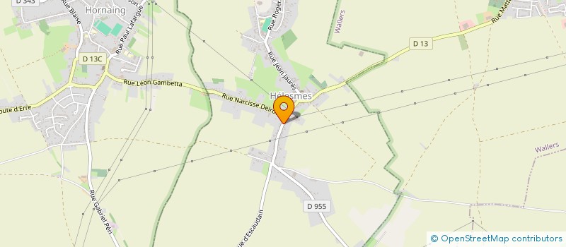 localisation de l'entreprise SCI SAILLET ET JACQ  HORNAING